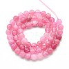 Natural Quartz Beads Strands G-N355-6mm-61-2