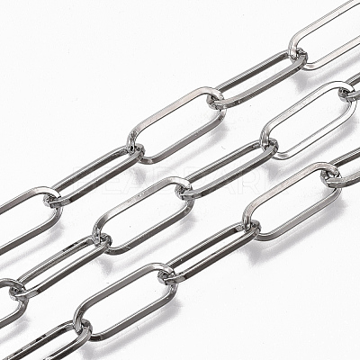 Unwelded Iron Paperclip Chains CH-S125-02A-B-1