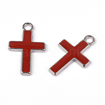Alloy Enamel Pendants ENAM-P077-3-1