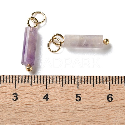 Natural Amethyst Pendants STAS-C120-01G-01-1