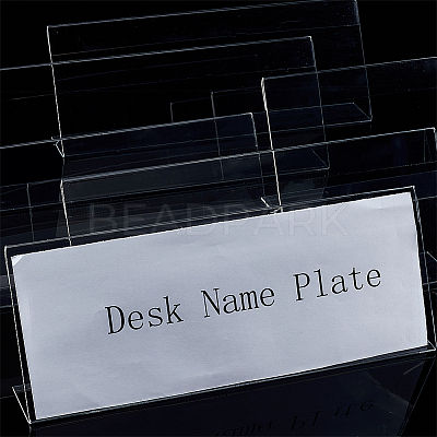 Acrylic Table Sign Holders LS-AJEW-WH0033-14A-1