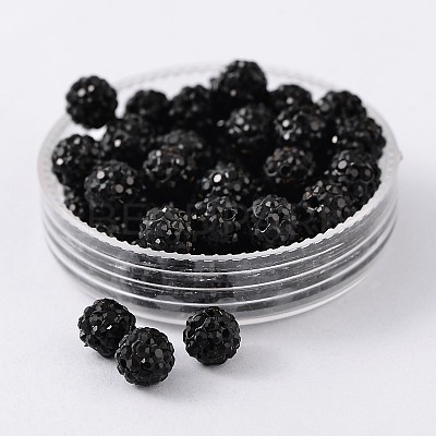 Pave Disco Ball Beads RB-Q195-A6mm-280-1