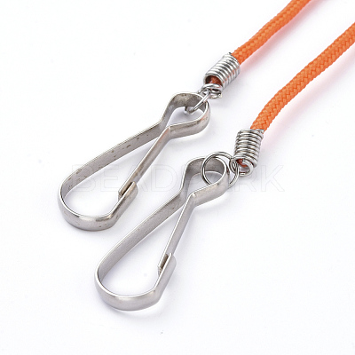 Polyester & Spandex Cord Ropes Eyeglasses Chains AJEW-EH00058-04-1