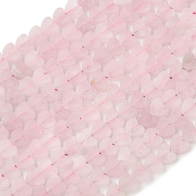 Natural Rose Quartz Beads Strands G-A272-A01-10-1