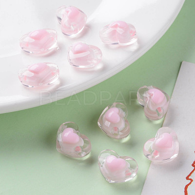 Transparent Acrylic Beads TACR-S152-08A-08-1