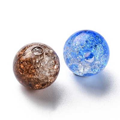 216Pcs 12 Colors Transparent Crackle Acrylic Beads CACR-YW0001-05-1