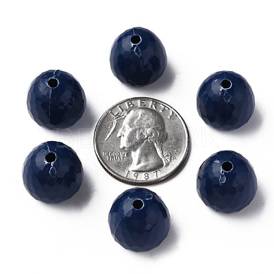 Opaque Acrylic Beads MACR-S373-10A-A06-1