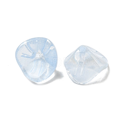 Electroplated Glass Beads GLAA-G119-01H-1