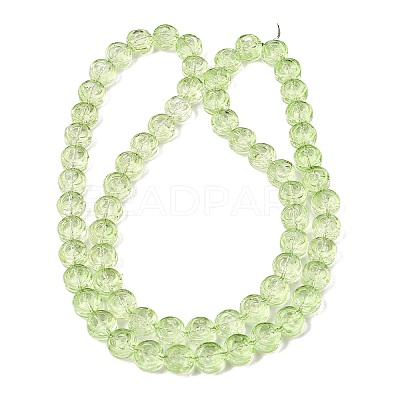Baking Paint Transparent Glass Beads Strands GL-CBA2ED2-04G-1
