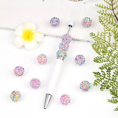 AB-Color Resin Rhinestone Beads RESI-S315-14x16-11-1