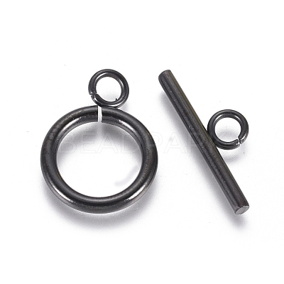 304 Stainless Steel Toggle Clasps STAS-G130-39B-1
