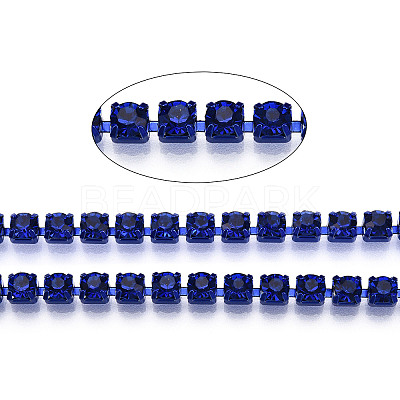 Electrophoresis Iron Rhinestone Strass Chains CHC-Q009-SS16-B03-1