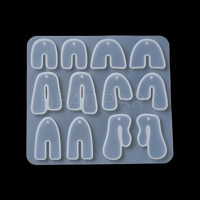 DIY Pendant Silicone Molds DIY-G091-03B-1
