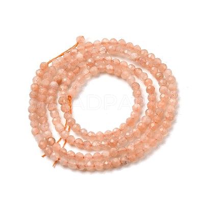 Natural Peach Moonstone Beads Strands G-F619-19A-2mm-1