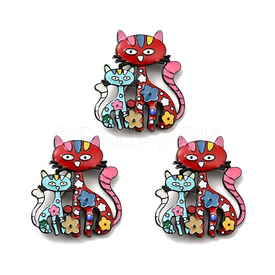 Alloy Enamel Brooches JEWB-P013-18EB-1