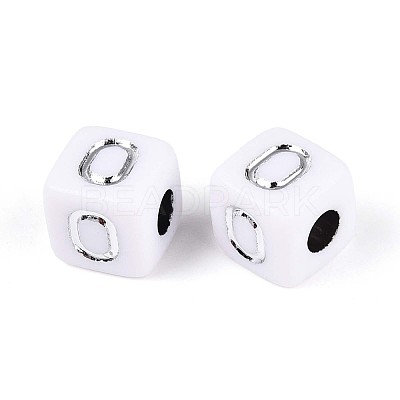 Opaque Acrylic Beads SACR-T035-03O-1