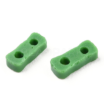 2-Hole Baking Paint Glass Seed Beads SEED-S023-17A-01-1