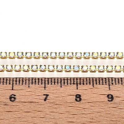 Iron Rhinestone Cup Chains CH-T006-02A-04-1