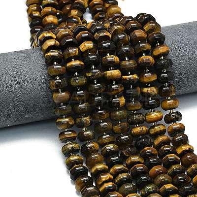 Natural Tiger Eye Beads Strands G-P573-B06-01-1
