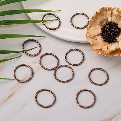 Tibetan Style Linking Rings LS-PALLOY-A017-R-FF-1