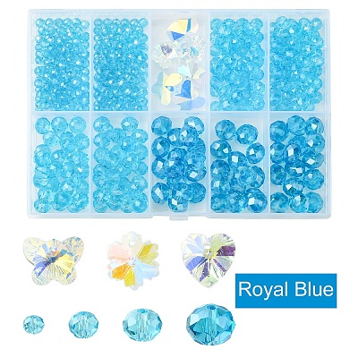 DIY Glass Beads & Charms Jewelry Making Finding Kit DIY-YW0009-03A-1