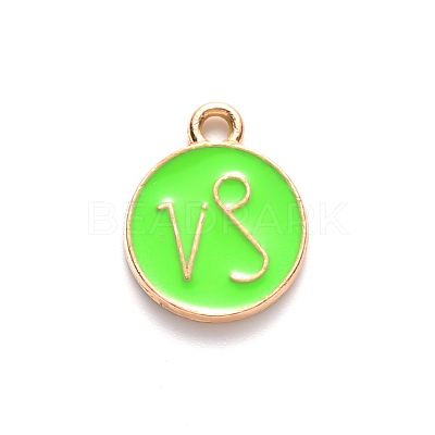 Alloy Enamel Pendants ENAM-S124-01A-06E-1