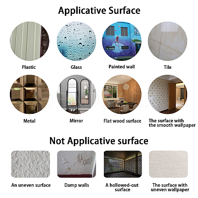 Acrylic Self Adhesive Furniture Films DIY-CN0001-19B-1