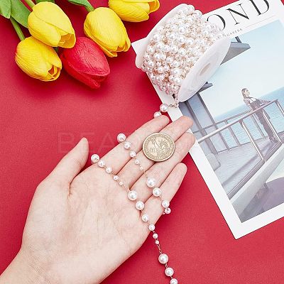Handmade ABS Pearl Beaded Chains CHC-CA0001-10-1