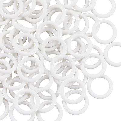 100Pcs Plastic Linking Rings KY-CN0001-01B-1