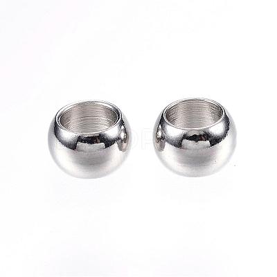 Tarnish Resistant 201 Stainless Steel Beads STAS-D448-065P-1