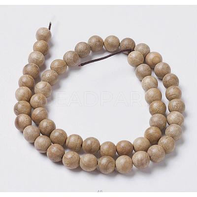 Natural Wood Beads Strands X-WOOD-J001-02-6mm-1