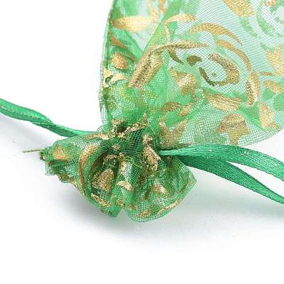 Printed Organza Bags OP-R024-7x9-M-1