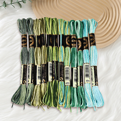 6-Ply Polyester Embroidery Floss OCOR-WH20074-15N-1