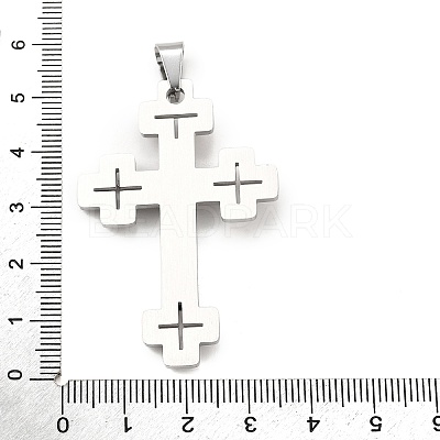 304 Stainless Steel Big Pendants STAS-R171-02P-1