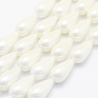 Shell Pearl Beads Strands BSHE-P024-06-1