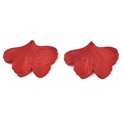 Rubberized Style Opaque Acrylic Pendants X-ACRP-T010-06-1