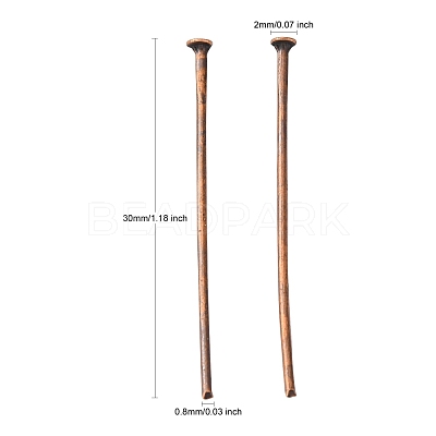 Iron Flat Head Pins HPR3.0cm-NF-1