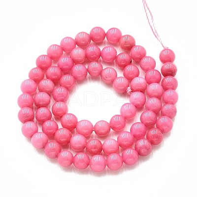Natural Quartz Beads Strands G-N355-6mm-71-1