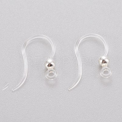 Eco-Friendly Plastic Earring Hooks STAS-K203-03S-1