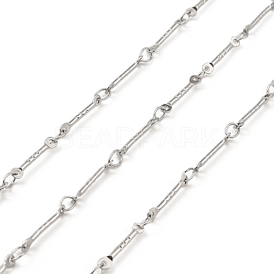 Tarnish Resistant 304 Stainless Steel Rectangle Link Chains CHS-G025-11P-1