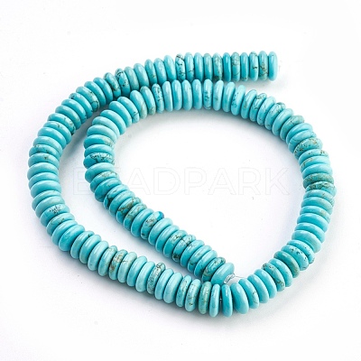Natural Magnesite Heishi Beads Strands TURQ-G102-03A-1