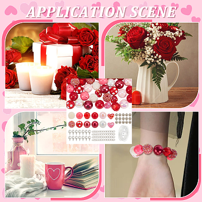 DIY Valentine's Day Jewelry Set Making Kit DIY-NB0009-55-1
