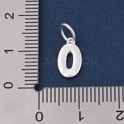 Number Series 925 Sterling Silver Charms LS-STER-Q002-01A-1