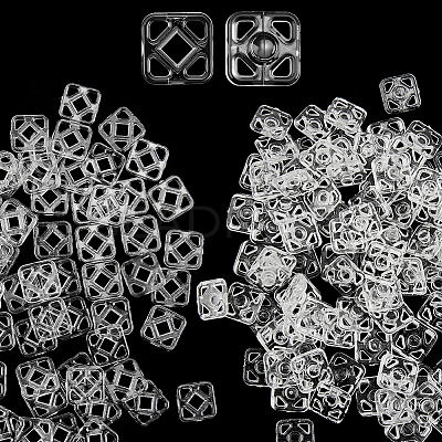 100pairs Plastic Snap Buttons BUTT-CY0001-03-1