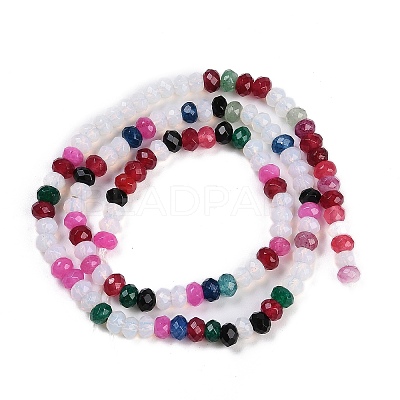 Natural White Jade Beads Strands G-Z069-01E-1