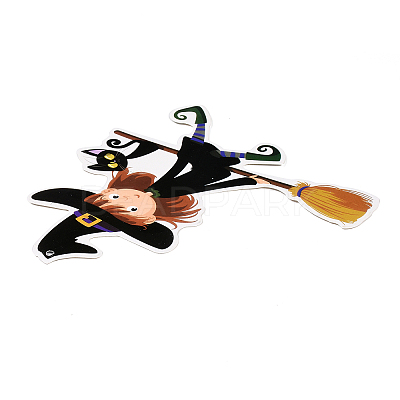 Halloween Paper Spiral Hanging Wall Decorations AJEW-P105-04-1