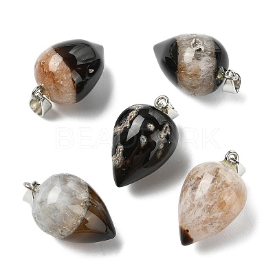 Natural Agate Pendants GG-K002-13D-1