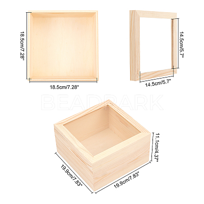 Platane Wood Box CON-WH0076-59B-1