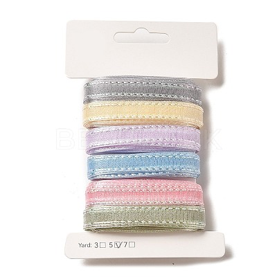 Polyester and Nylon Ribbon Sets DIY-Z029-01J-1