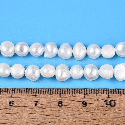 Natural Cultured Freshwater Pearl Beads Strands PEAR-T006-18C-1